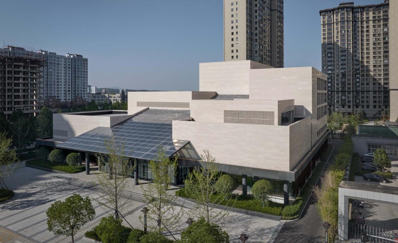 BIM建筑|嵩县三馆合一建设项目 / 王晖建筑工作室 BIM建筑|嵩县三馆合一建设项目 / 王晖建筑工作室