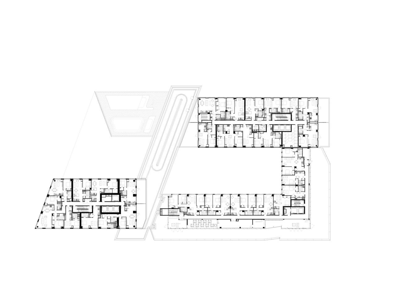 BIM建筑|纽约绿点 Landing D,掰开体量 / OMA / Jason Long BIM建筑|纽约绿点 Landing D,掰开体量 / OMA / Jason Long