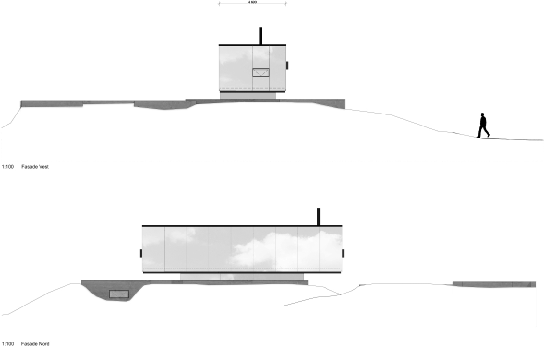 BIM建筑|军事碉堡新生,布雷克斯塔漂浮亭屋 / ASAS arkitektur BIM建筑|军事碉堡新生,布雷克斯塔漂浮亭屋 / ASAS arkitektur