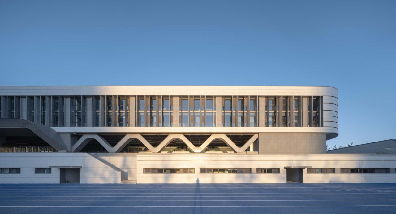BIM建筑|济南历城二中彩石校区 / 同圆设计 BIM建筑|济南历城二中彩石校区 / 同圆设计