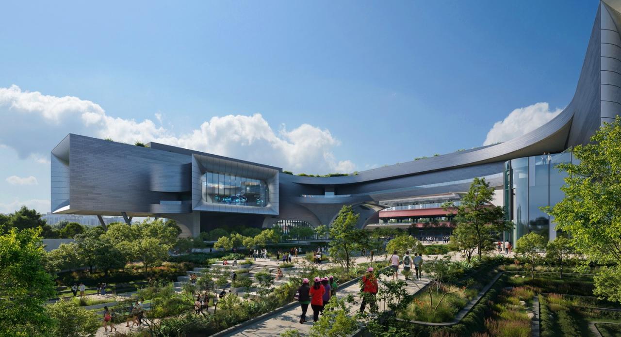 BIM建筑|新加坡新科学中心,滨水漂浮 / 扎哈·哈迪德建筑事务所 BIM建筑|新加坡新科学中心,滨水漂浮 / 扎哈·哈迪德建筑事务所