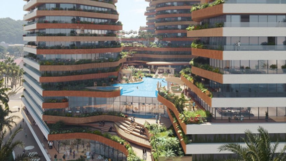 BIM建筑|MVRDV设计厄瓜多尔六座相互连接的摩天大楼 BIM建筑|MVRDV设计厄瓜多尔六座相互连接的摩天大楼