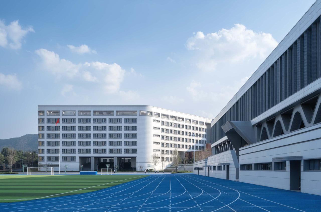 BIM建筑|济南历城二中彩石校区 / 同圆设计 BIM建筑|济南历城二中彩石校区 / 同圆设计