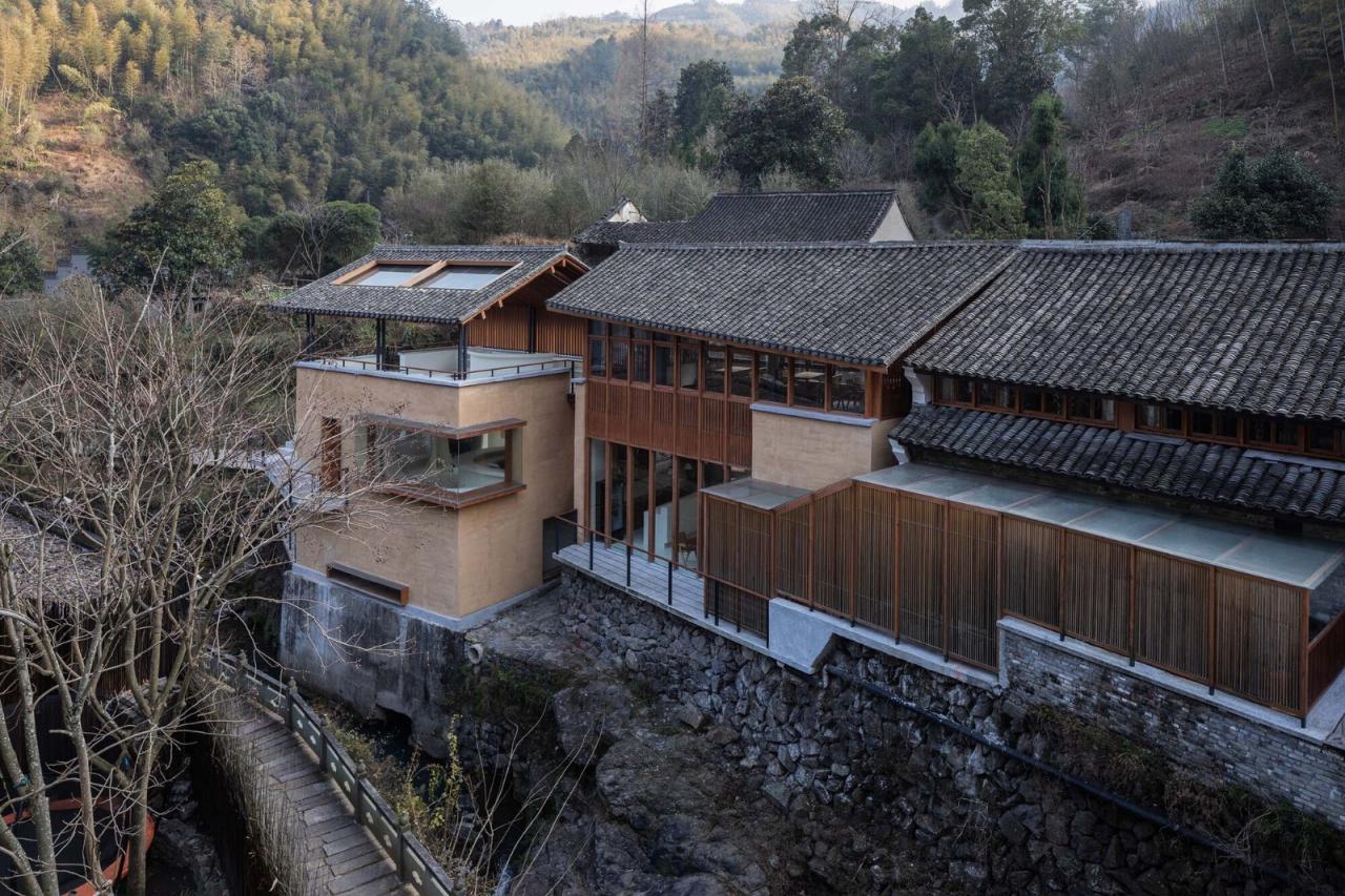BIM建筑|奉化栖霞坑发电站改造的溪边餐厅 / 尌林建筑设计事务所 BIM建筑|奉化栖霞坑发电站改造的溪边餐厅 / 尌林建筑设计事务所
