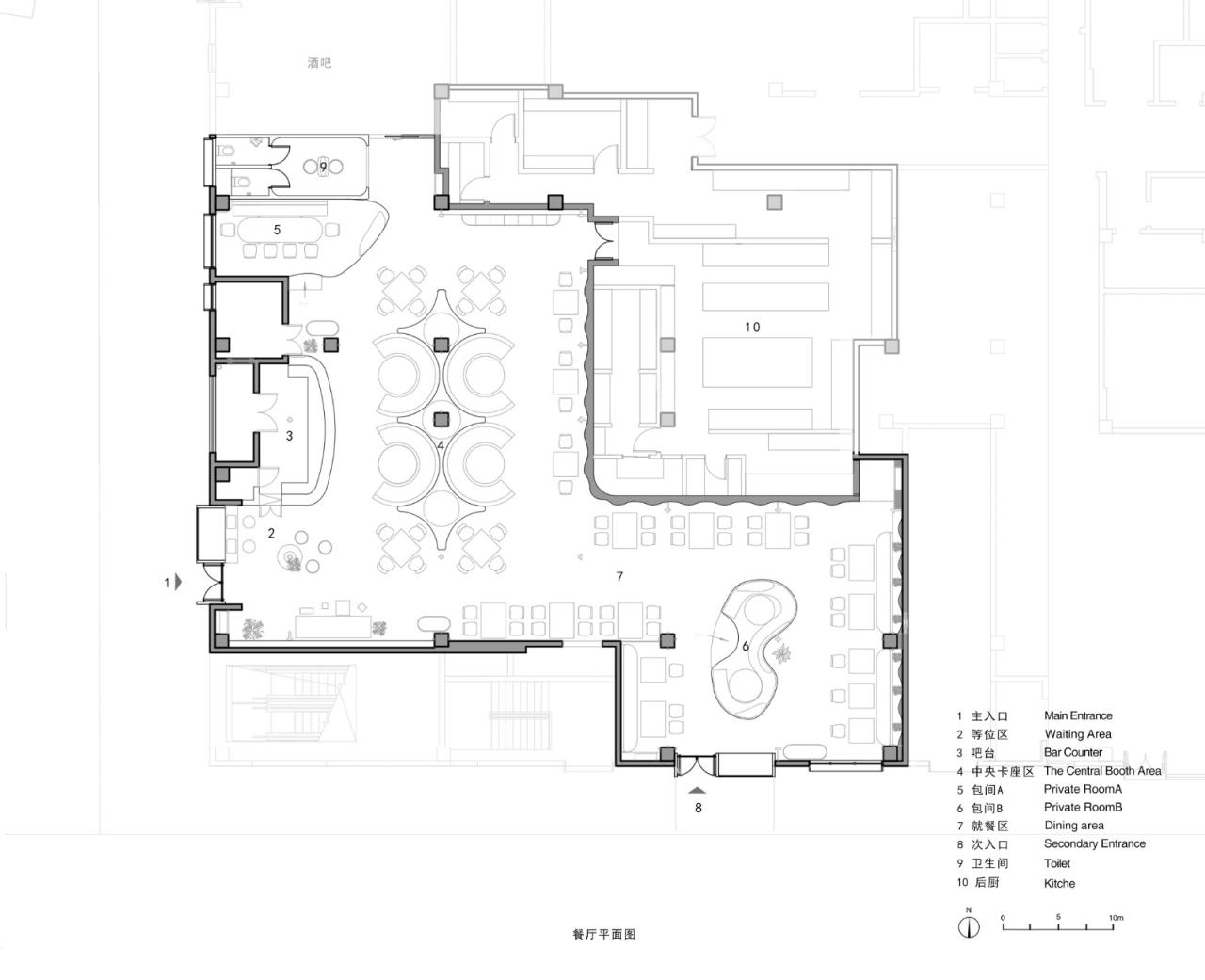 BIM建筑|Meet 11花漾餐厅 / 力场(北京)建筑设计 BIM建筑|Meet 11花漾餐厅 / 力场(北京)建筑设计