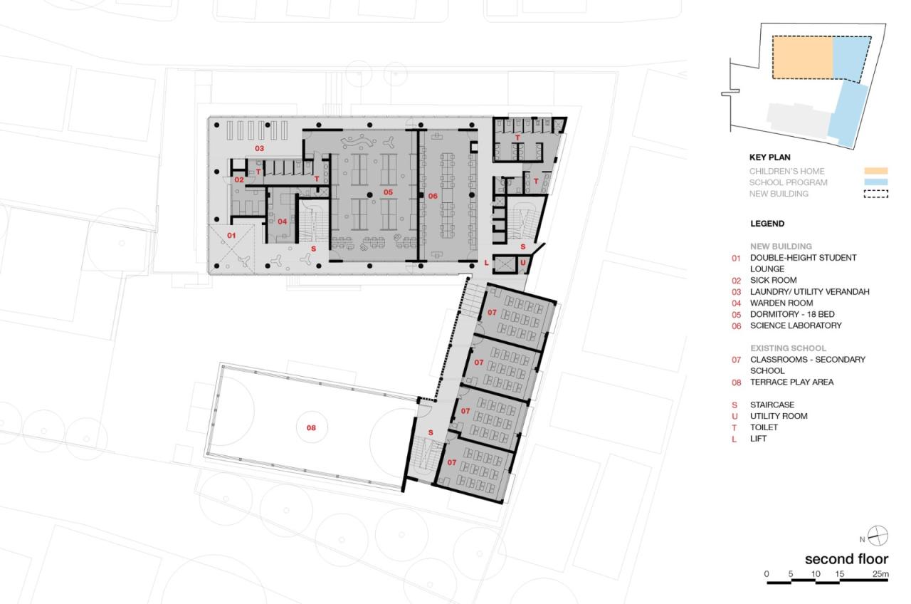 BIM建筑|Divya Shanthi 校园升级改造 / 飞象工作室 BIM建筑|Divya Shanthi 校园升级改造 / 飞象工作室
