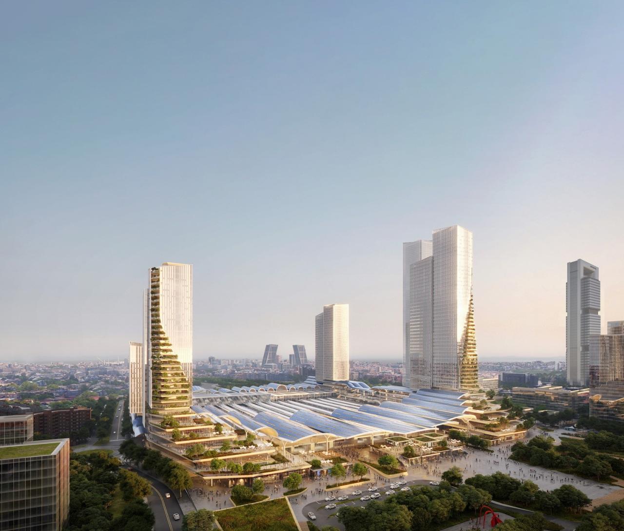 BIM建筑|欧洲最大城市更新: 马德里查马丁车站 / UNStudio + b720 BIM建筑|欧洲最大城市更新: 马德里查马丁车站 / UNStudio + b720