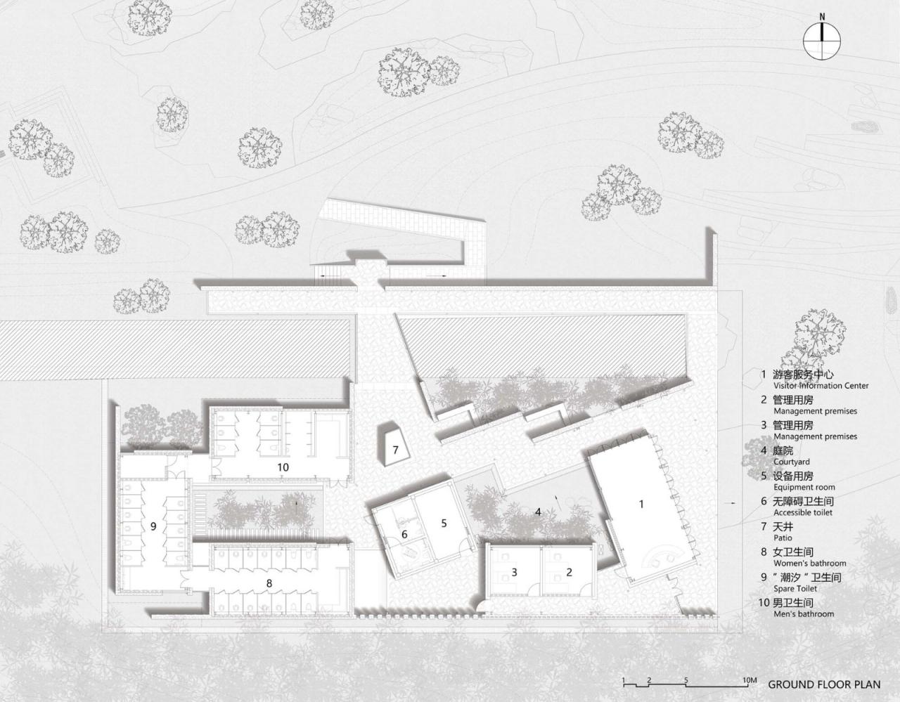 BIM建筑|南京汤山猿人洞游客驿站 / 东南大学建筑设计研究院建筑技术与艺术(ATA)工作室 BIM建筑|南京汤山猿人洞游客驿站 / 东南大学建筑设计研究院建筑技术与艺术(ATA)工作室