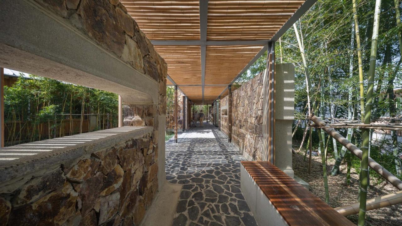 BIM建筑|南京汤山猿人洞游客驿站 / 东南大学建筑设计研究院建筑技术与艺术(ATA)工作室 BIM建筑|南京汤山猿人洞游客驿站 / 东南大学建筑设计研究院建筑技术与艺术(ATA)工作室