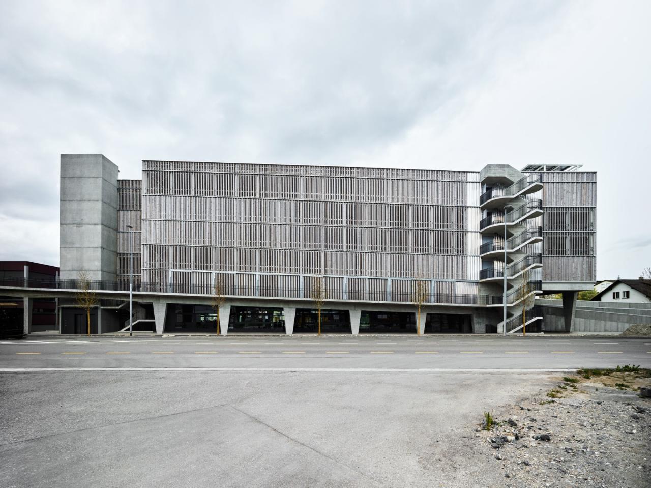 BIM建筑|精密控制,MHZN 瑞士楚格北站移动枢纽 / Hosoya Schaefer Architects BIM建筑|精密控制,MHZN 瑞士楚格北站移动枢纽 / Hosoya Schaefer Architects