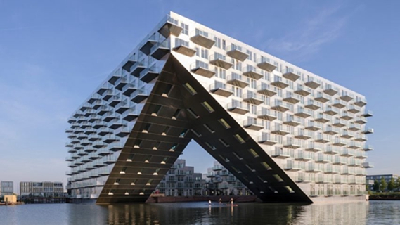 BIM建筑|BIG在阿姆斯特丹设计悬臂住宅楼 BIM建筑|BIG在阿姆斯特丹设计悬臂住宅楼
