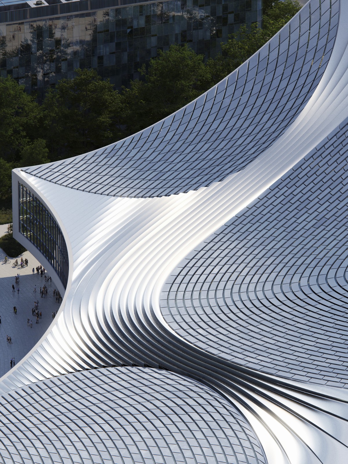 BIM建筑|武汉图书馆新馆:‘知识峡谷’方案中标 / MVRDV+浙大院 BIM建筑|武汉图书馆新馆:‘知识峡谷’方案中标 / MVRDV+浙大院