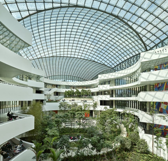 BIM建筑|萨夫迪在圣保罗医疗中心设计玻璃中庭拱顶 BIM建筑|萨夫迪在圣保罗医疗中心设计玻璃中庭拱顶