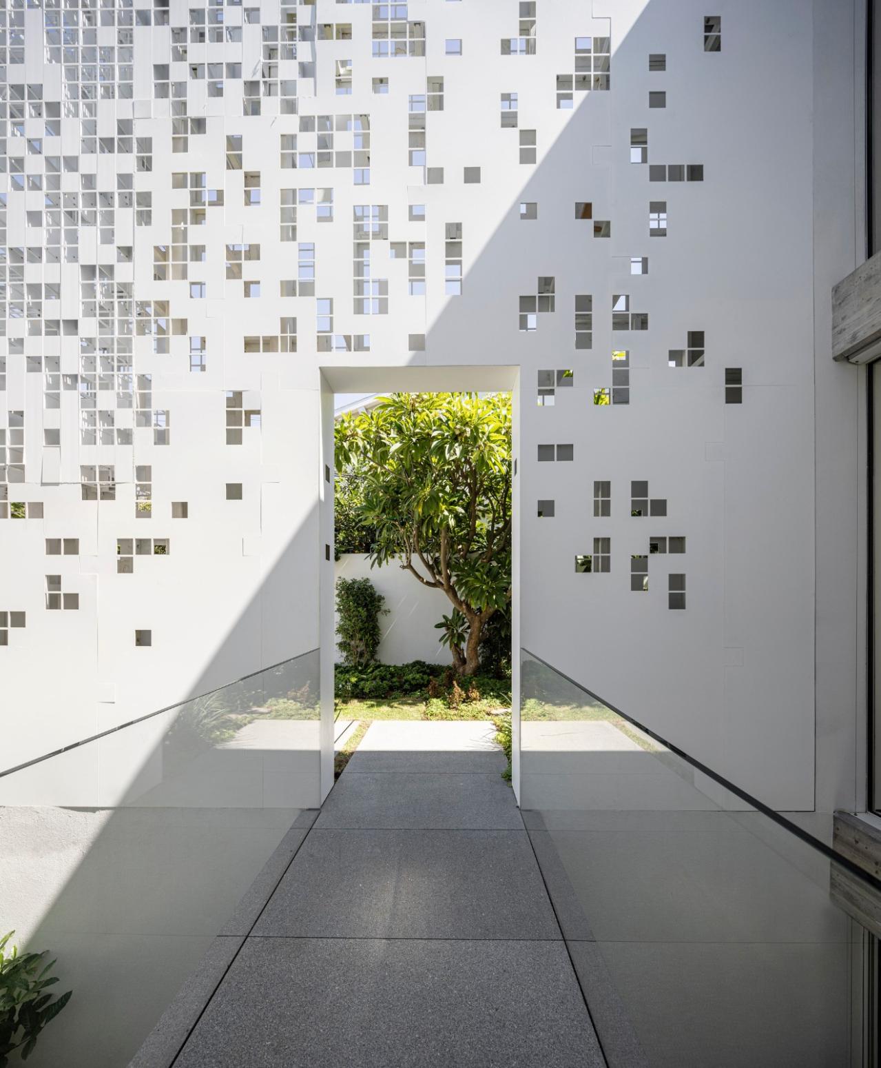BIM建筑|一堵“逐渐消失”的墙,溶解像素屋 / Anderman Architects BIM建筑|一堵“逐渐消失”的墙,溶解像素屋 / Anderman Architects