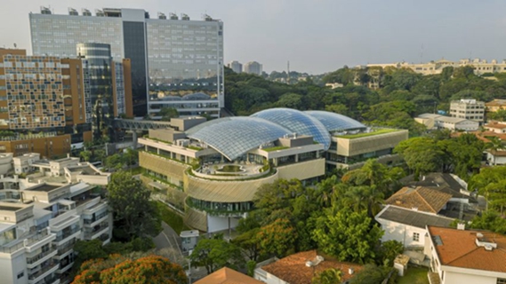 BIM建筑|萨夫迪在圣保罗医疗中心设计玻璃中庭拱顶 BIM建筑|萨夫迪在圣保罗医疗中心设计玻璃中庭拱顶