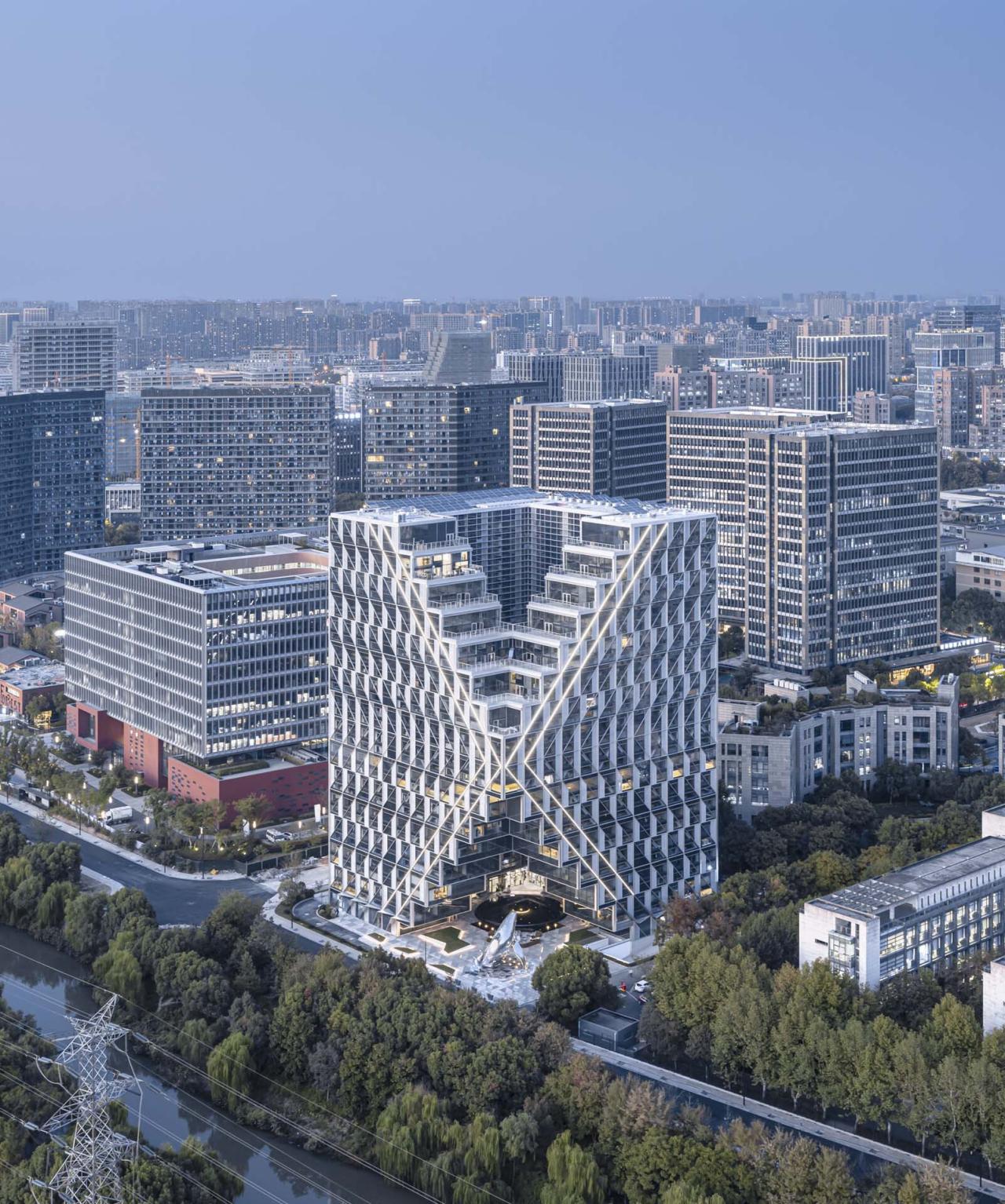 BIM建筑|杭州西溪深蓝 / GLA建筑设计 BIM建筑|杭州西溪深蓝 / GLA建筑设计