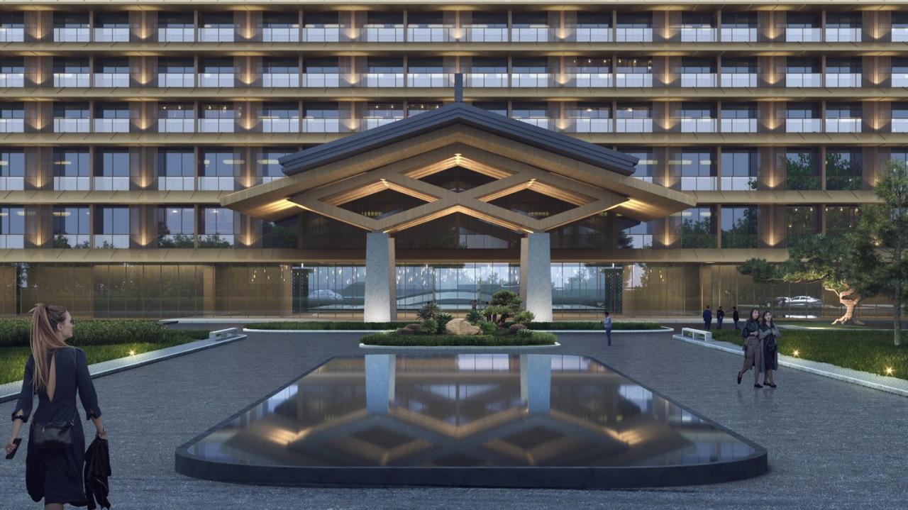 BIM建筑|湿地浮岛·溱湖宾馆 / 简和建筑 BIM建筑|湿地浮岛·溱湖宾馆 / 简和建筑
