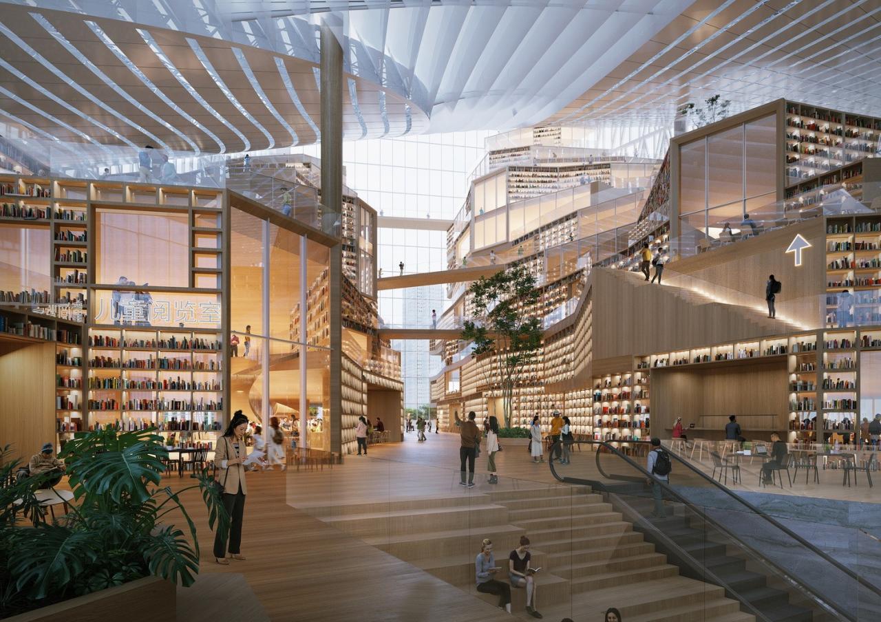 BIM建筑|武汉图书馆新馆:‘知识峡谷’方案中标 / MVRDV+浙大院 BIM建筑|武汉图书馆新馆:‘知识峡谷’方案中标 / MVRDV+浙大院