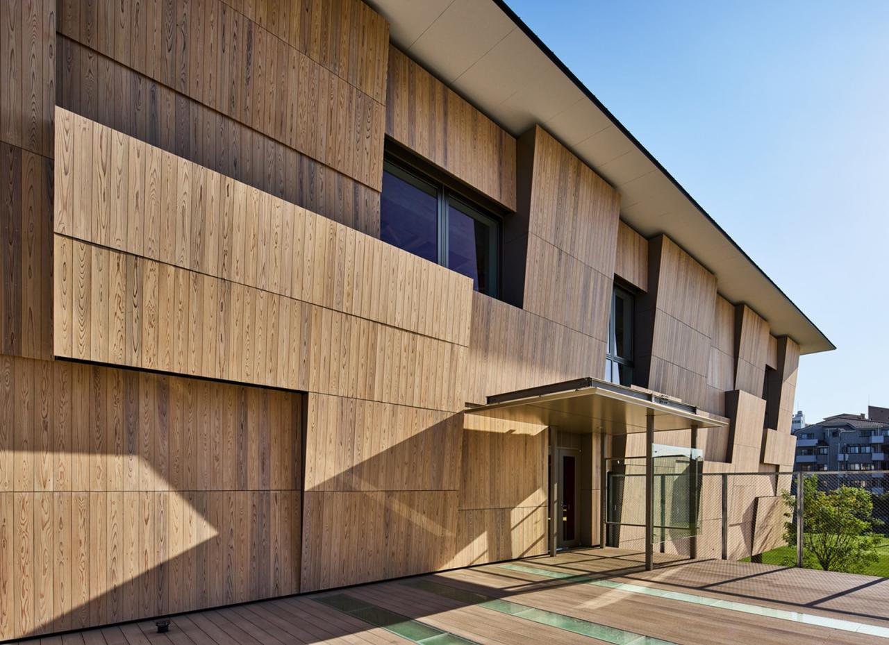 BIM建筑|横滨国际学校,内外均木质饰面 / 大成建设 + 隈研吾建筑都市设计事务所 BIM建筑|横滨国际学校,内外均木质饰面 / 大成建设 + 隈研吾建筑都市设计事务所