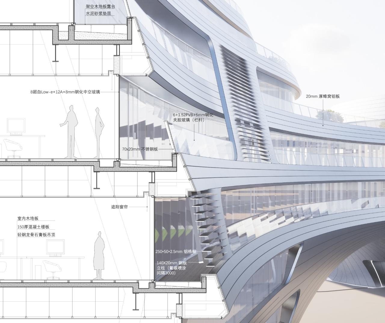 BIM建筑|聆听未来:科大讯飞全球总部 / 孟凡浩-line+建筑事务所 BIM建筑|聆听未来:科大讯飞全球总部 / 孟凡浩-line+建筑事务所