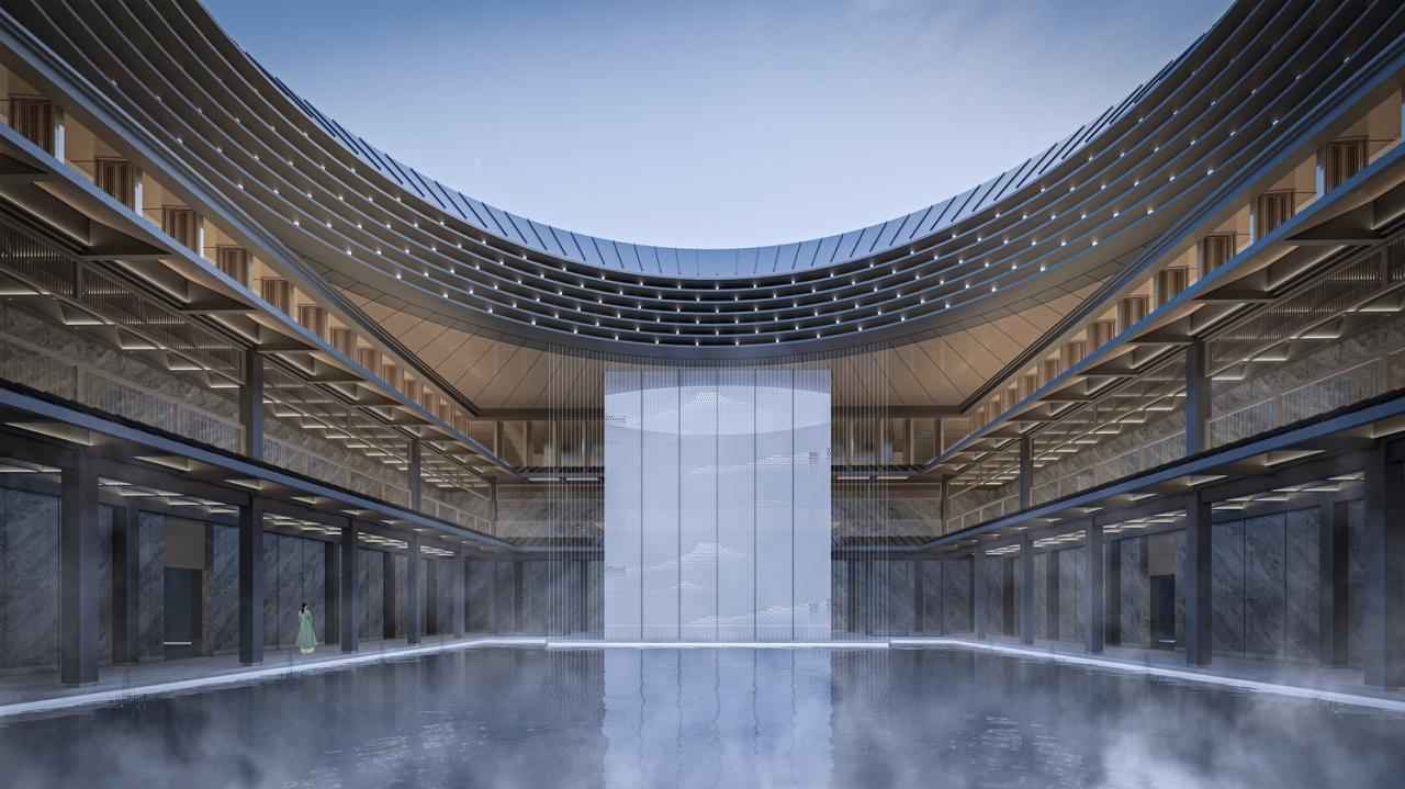 BIM建筑|湿地浮岛·溱湖宾馆 / 简和建筑 BIM建筑|湿地浮岛·溱湖宾馆 / 简和建筑