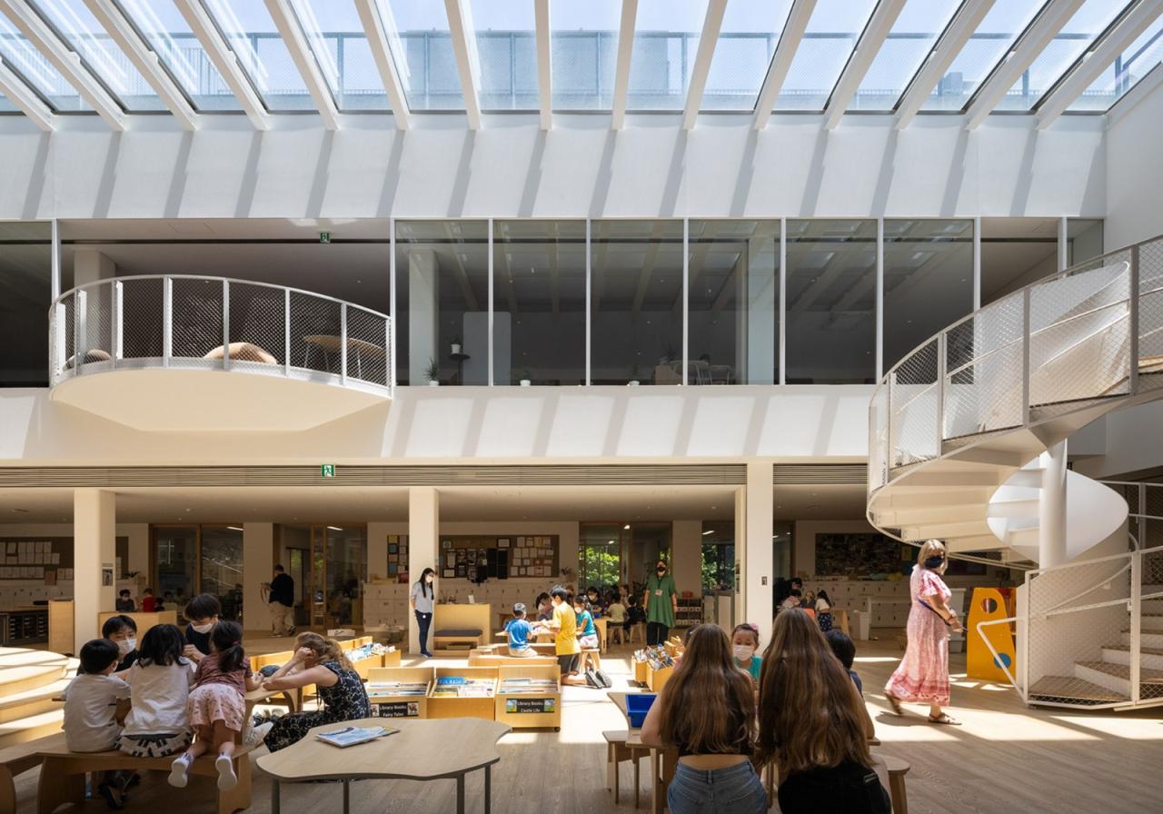 BIM建筑|横滨国际学校,内外均木质饰面 / 大成建设 + 隈研吾建筑都市设计事务所 BIM建筑|横滨国际学校,内外均木质饰面 / 大成建设 + 隈研吾建筑都市设计事务所