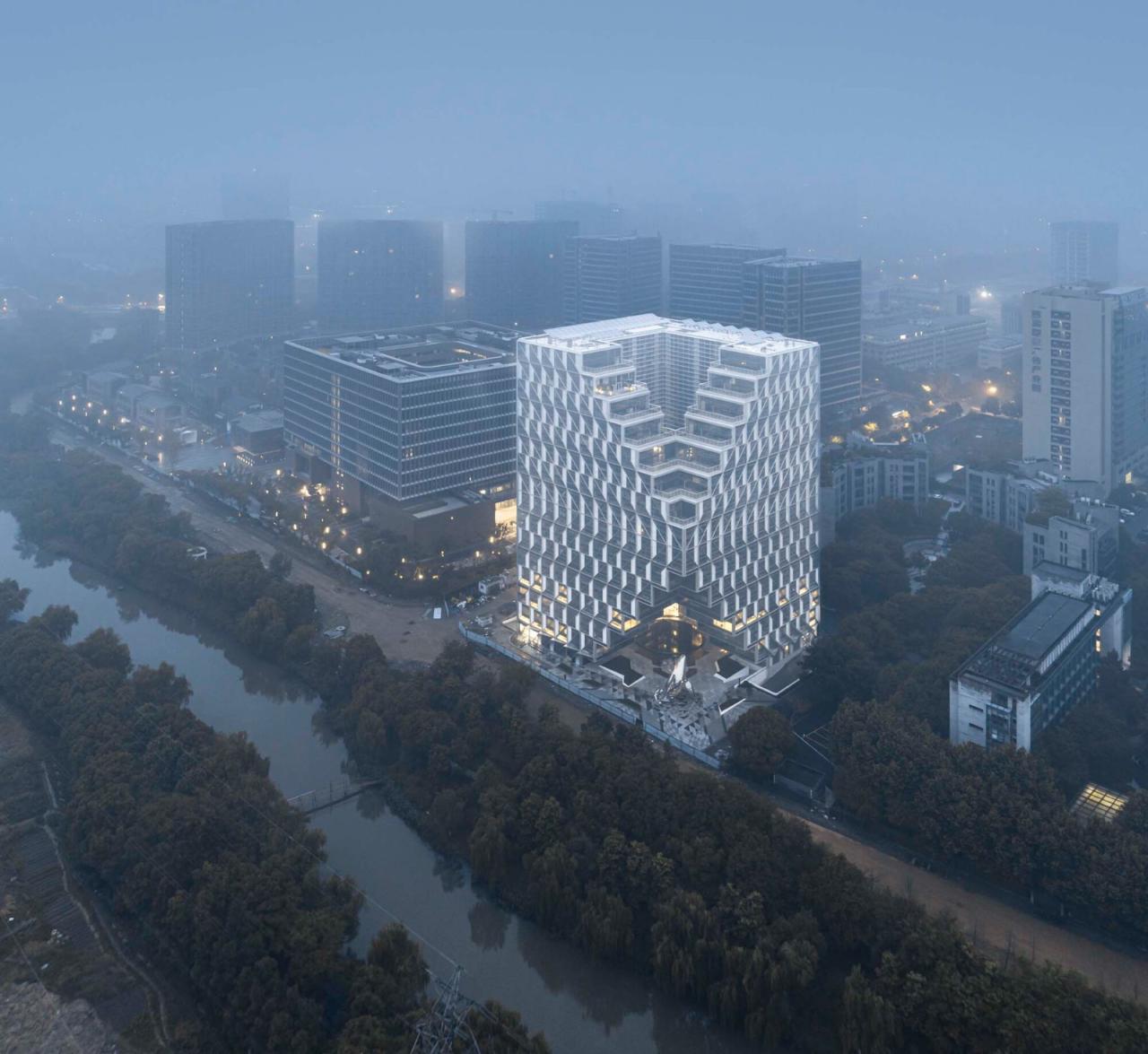 BIM建筑|杭州西溪深蓝 / GLA建筑设计 BIM建筑|杭州西溪深蓝 / GLA建筑设计