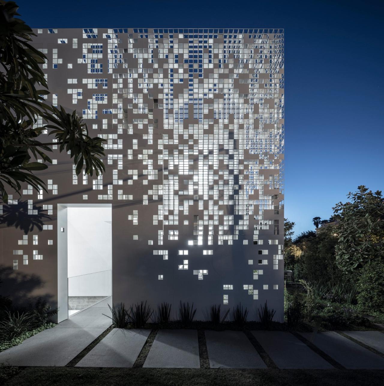 BIM建筑|一堵“逐渐消失”的墙,溶解像素屋 / Anderman Architects BIM建筑|一堵“逐渐消失”的墙,溶解像素屋 / Anderman Architects