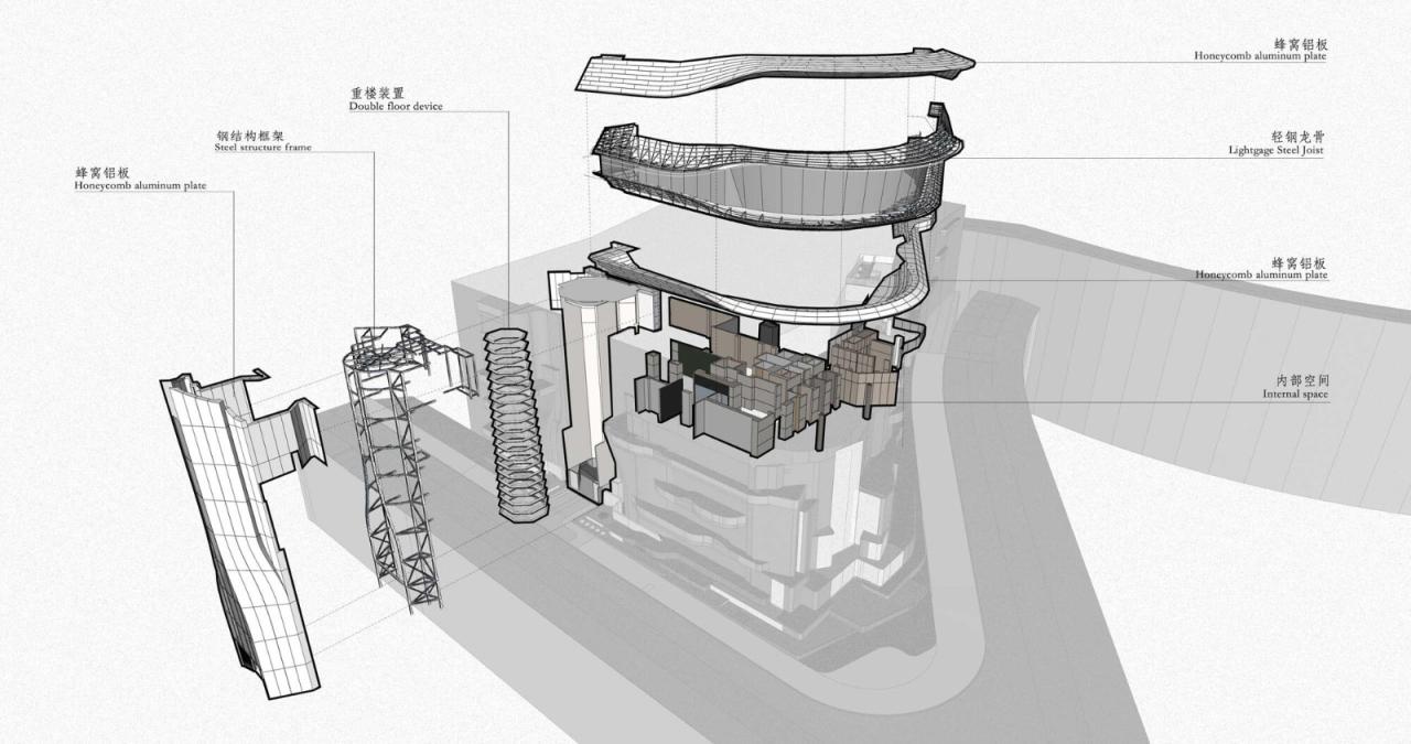 BIM建筑|重庆观宸城市会客厅 / 上海正象建筑设计事务所 BIM建筑|重庆观宸城市会客厅 / 上海正象建筑设计事务所