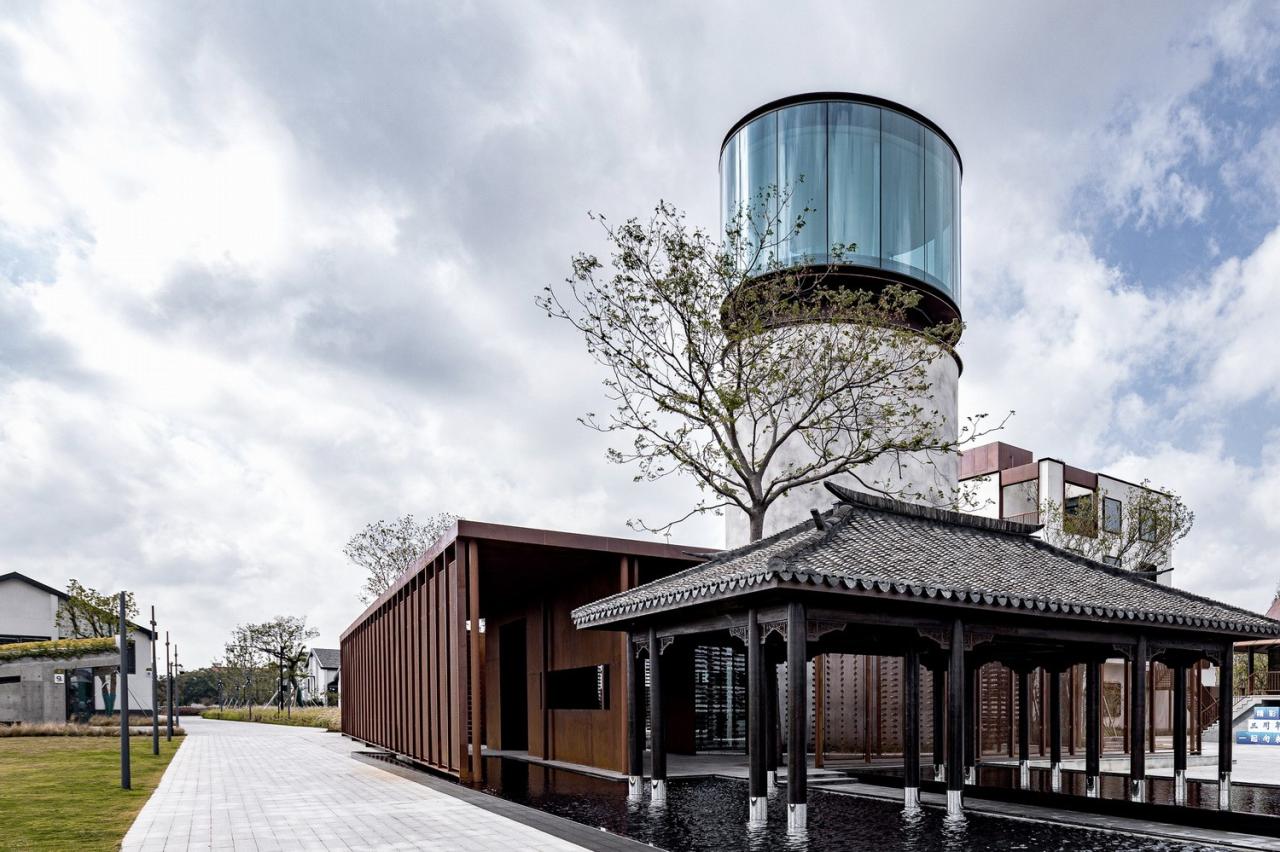 BIM建筑|长三角一体化示范区:丁栅水乡SOHO智慧粮仓 / line+建筑事务所、MLA+ BIM建筑|长三角一体化示范区:丁栅水乡SOHO智慧粮仓 / line+建筑事务所、MLA+