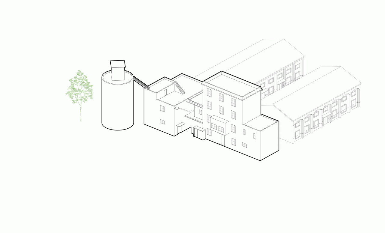 BIM建筑|长三角一体化示范区:丁栅水乡SOHO智慧粮仓 / line+建筑事务所、MLA+ BIM建筑|长三角一体化示范区:丁栅水乡SOHO智慧粮仓 / line+建筑事务所、MLA+