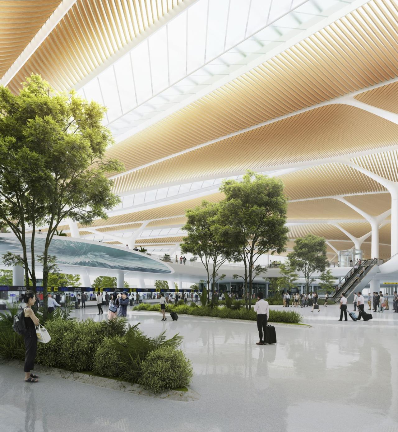 BIM建筑|长春机场新航站楼中标方案 / MAD联合体 BIM建筑|长春机场新航站楼中标方案 / MAD联合体