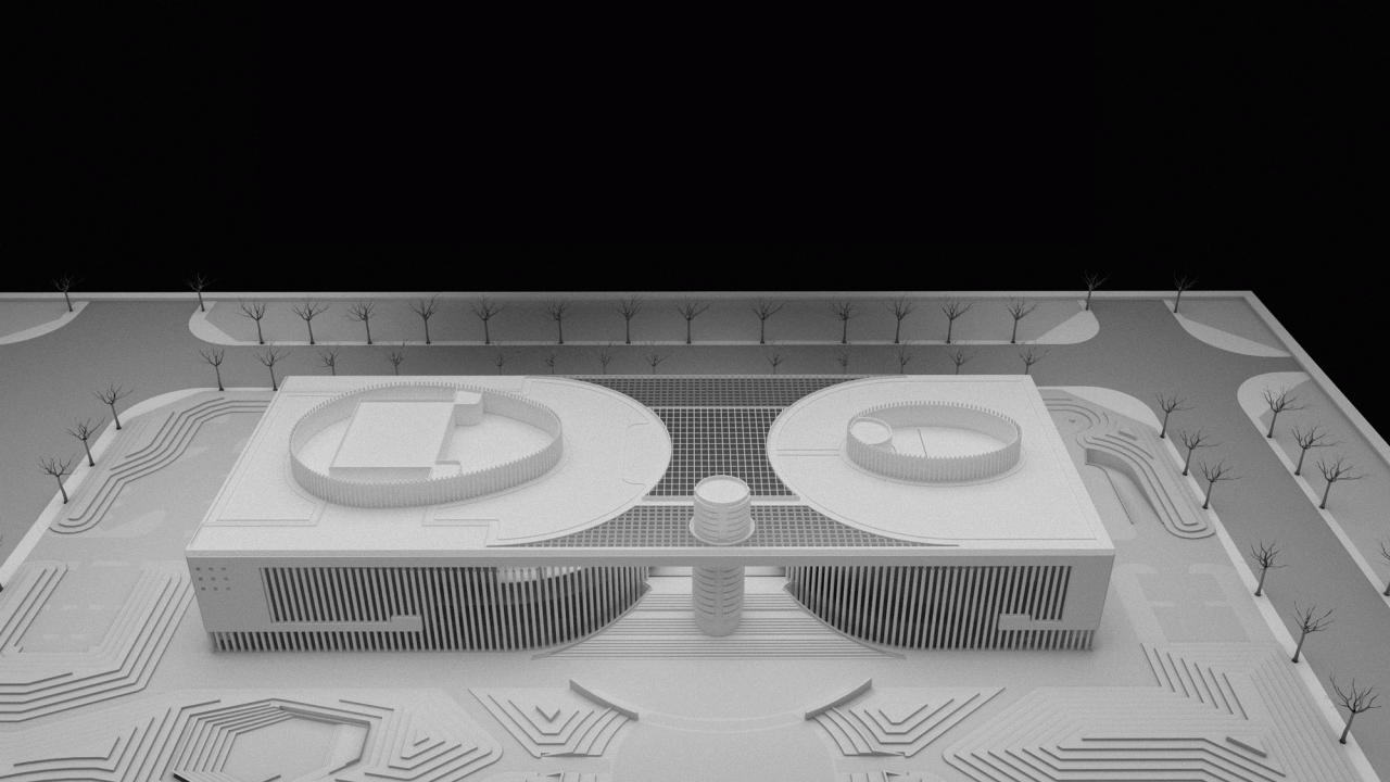 BIM建筑|肥东县大剧院文化馆 / 上海华都建筑规划设计有限公司 BIM建筑|肥东县大剧院文化馆 / 上海华都建筑规划设计有限公司