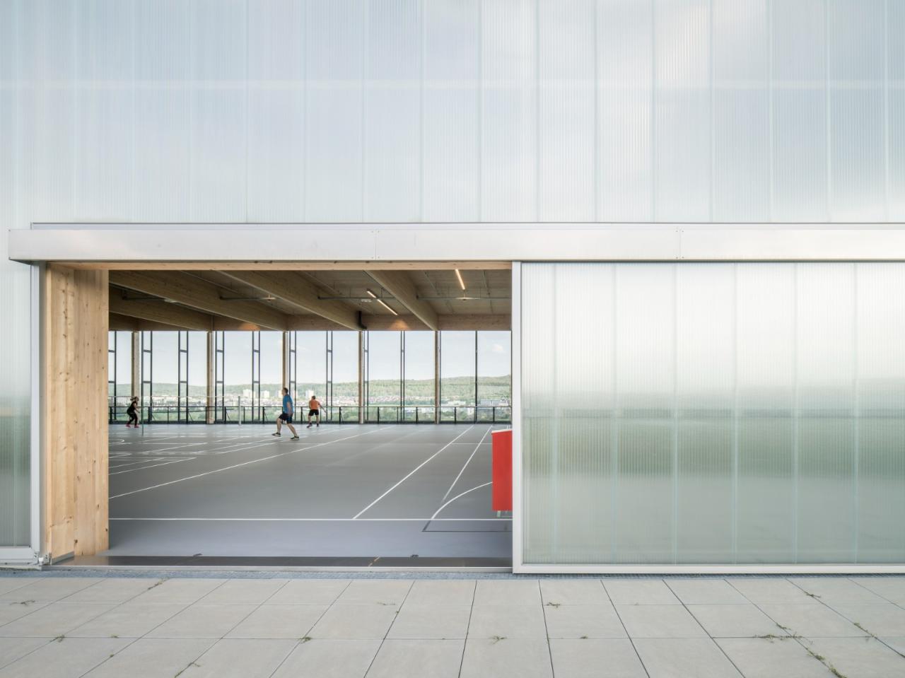 BIM建筑|空中健身,通快集团运动中心 / Barkow Leibinger BIM建筑|空中健身,通快集团运动中心 / Barkow Leibinger