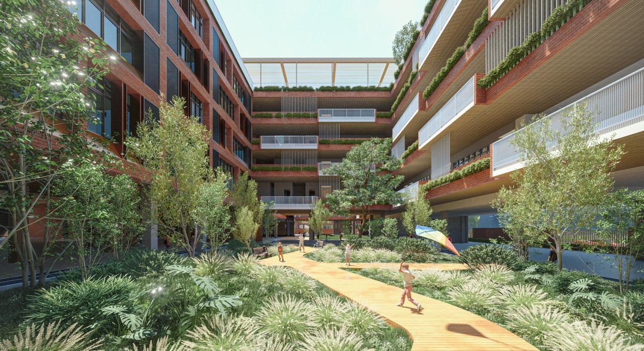 BIM建筑|深圳市黄龙坡九年一贯制学校 / 一境建筑设计 BIM建筑|深圳市黄龙坡九年一贯制学校 / 一境建筑设计