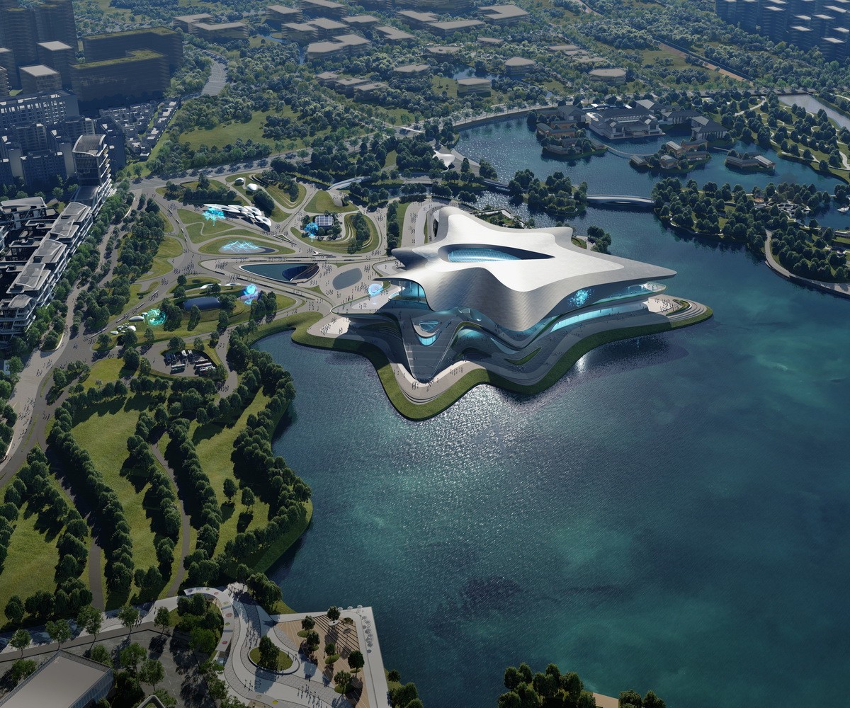 BIM建筑|成都科幻馆:2023世界科幻大会和雨果奖主会场 / 扎哈事务所 BIM建筑|成都科幻馆:2023世界科幻大会和雨果奖主会场 / 扎哈事务所