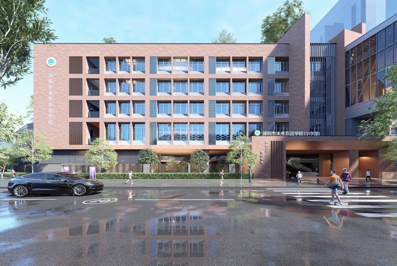BIM建筑|深圳市黄龙坡九年一贯制学校 / 一境建筑设计 BIM建筑|深圳市黄龙坡九年一贯制学校 / 一境建筑设计