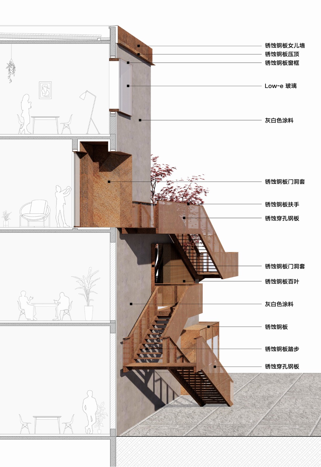 BIM建筑|长三角一体化示范区:丁栅水乡SOHO智慧粮仓 / line+建筑事务所、MLA+ BIM建筑|长三角一体化示范区:丁栅水乡SOHO智慧粮仓 / line+建筑事务所、MLA+