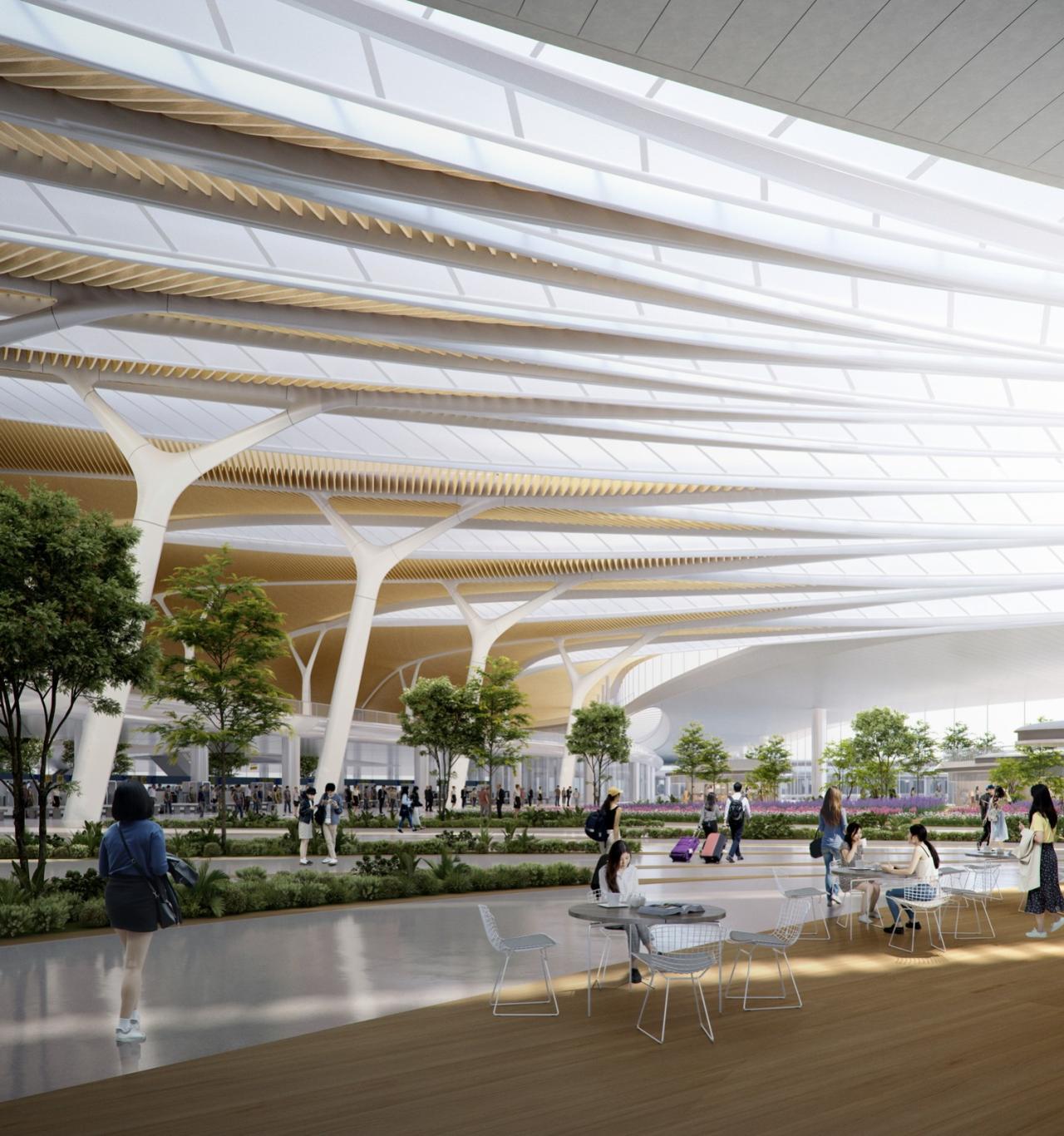 BIM建筑|长春机场新航站楼中标方案 / MAD联合体 BIM建筑|长春机场新航站楼中标方案 / MAD联合体