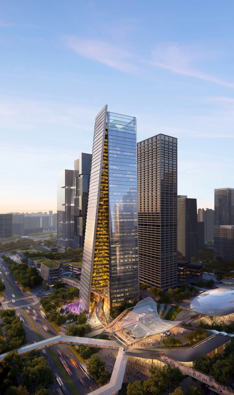 BIM建筑|深圳前海湾 PRISMA 大厦 / BIG BIM建筑|深圳前海湾 PRISMA 大厦 / BIG