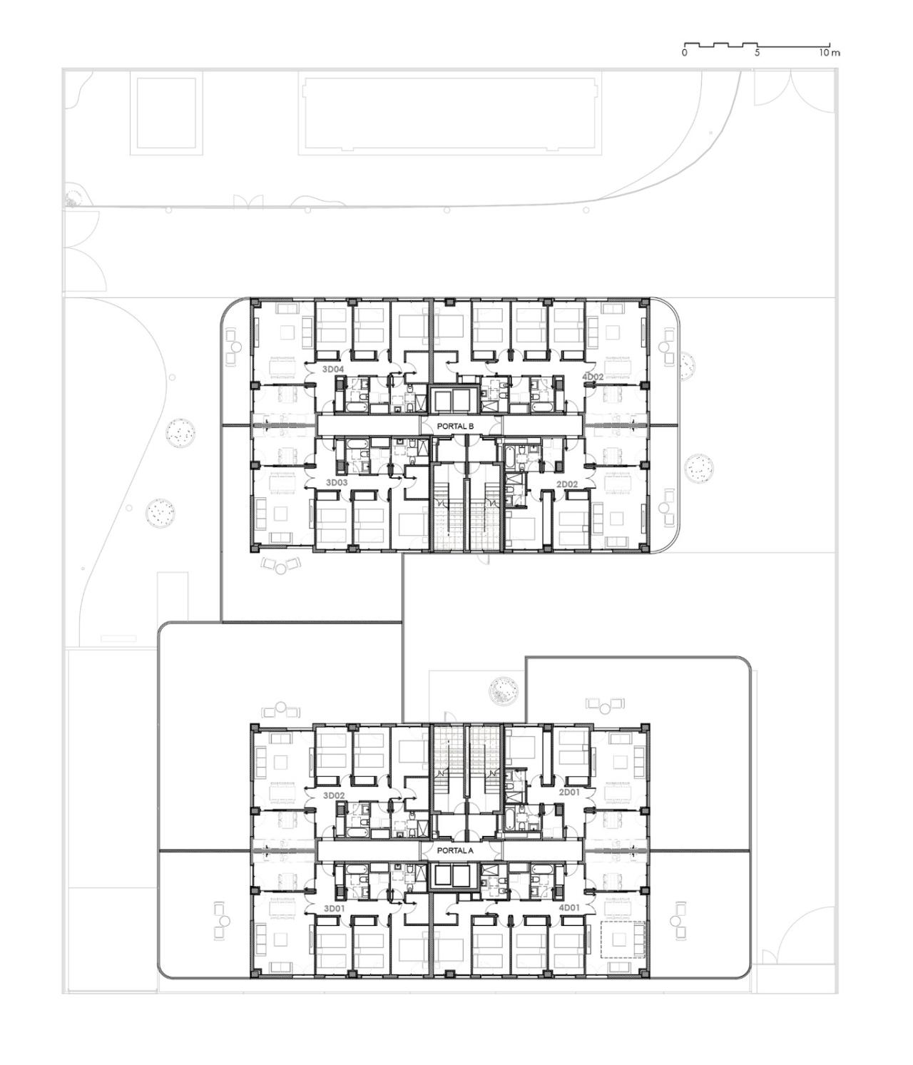 BIM建筑|萨勒之家住宅大楼 / NAC Arquitectos BIM建筑|萨勒之家住宅大楼 / NAC Arquitectos