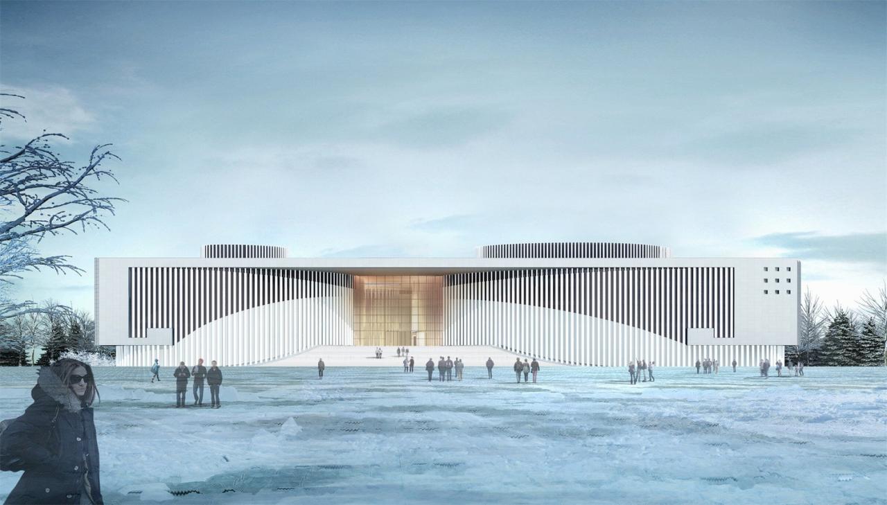 BIM建筑|肥东县大剧院文化馆 / 上海华都建筑规划设计有限公司 BIM建筑|肥东县大剧院文化馆 / 上海华都建筑规划设计有限公司