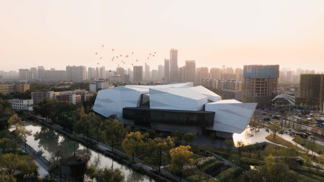 BIM建筑|成都自然博物馆 / Pelli Clarke & Partners + 中国建筑西南设计研究院 BIM建筑|成都自然博物馆 / Pelli Clarke & Partners + 中国建筑西南设计研究院