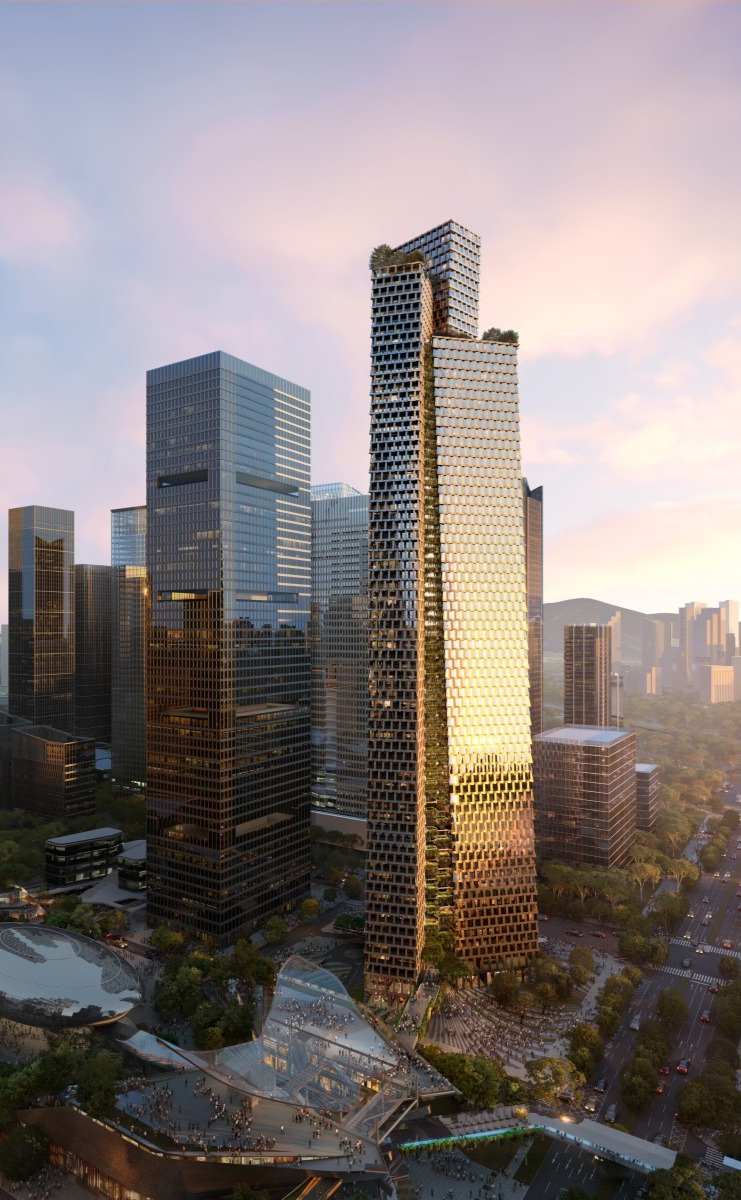 BIM建筑|深圳前海湾 PRISMA 大厦 / BIG BIM建筑|深圳前海湾 PRISMA 大厦 / BIG