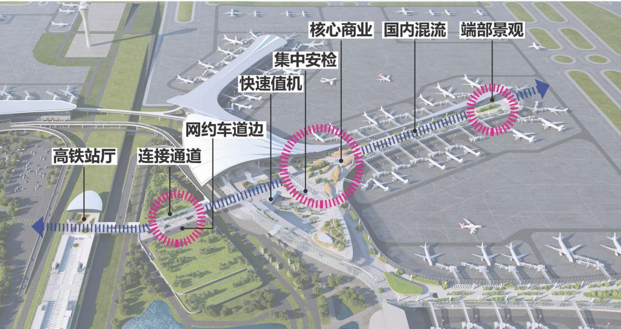 BIM建筑|长春机场新航站楼中标方案 / MAD联合体 BIM建筑|长春机场新航站楼中标方案 / MAD联合体