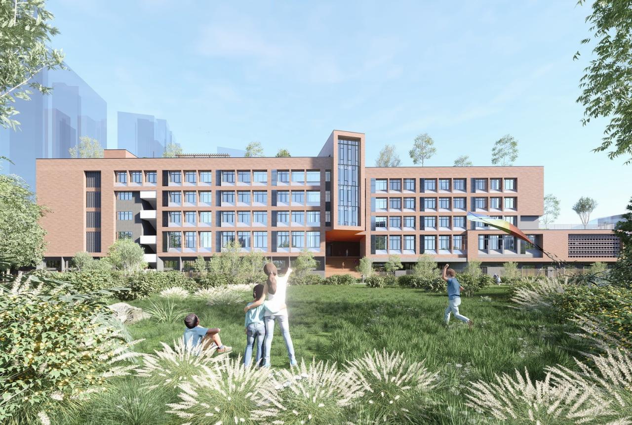 BIM建筑|深圳市黄龙坡九年一贯制学校 / 一境建筑设计 BIM建筑|深圳市黄龙坡九年一贯制学校 / 一境建筑设计