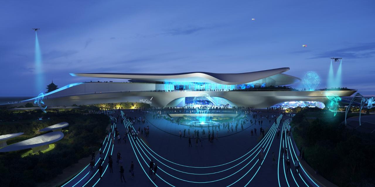 BIM建筑|成都科幻馆:2023世界科幻大会和雨果奖主会场 / 扎哈事务所 BIM建筑|成都科幻馆:2023世界科幻大会和雨果奖主会场 / 扎哈事务所