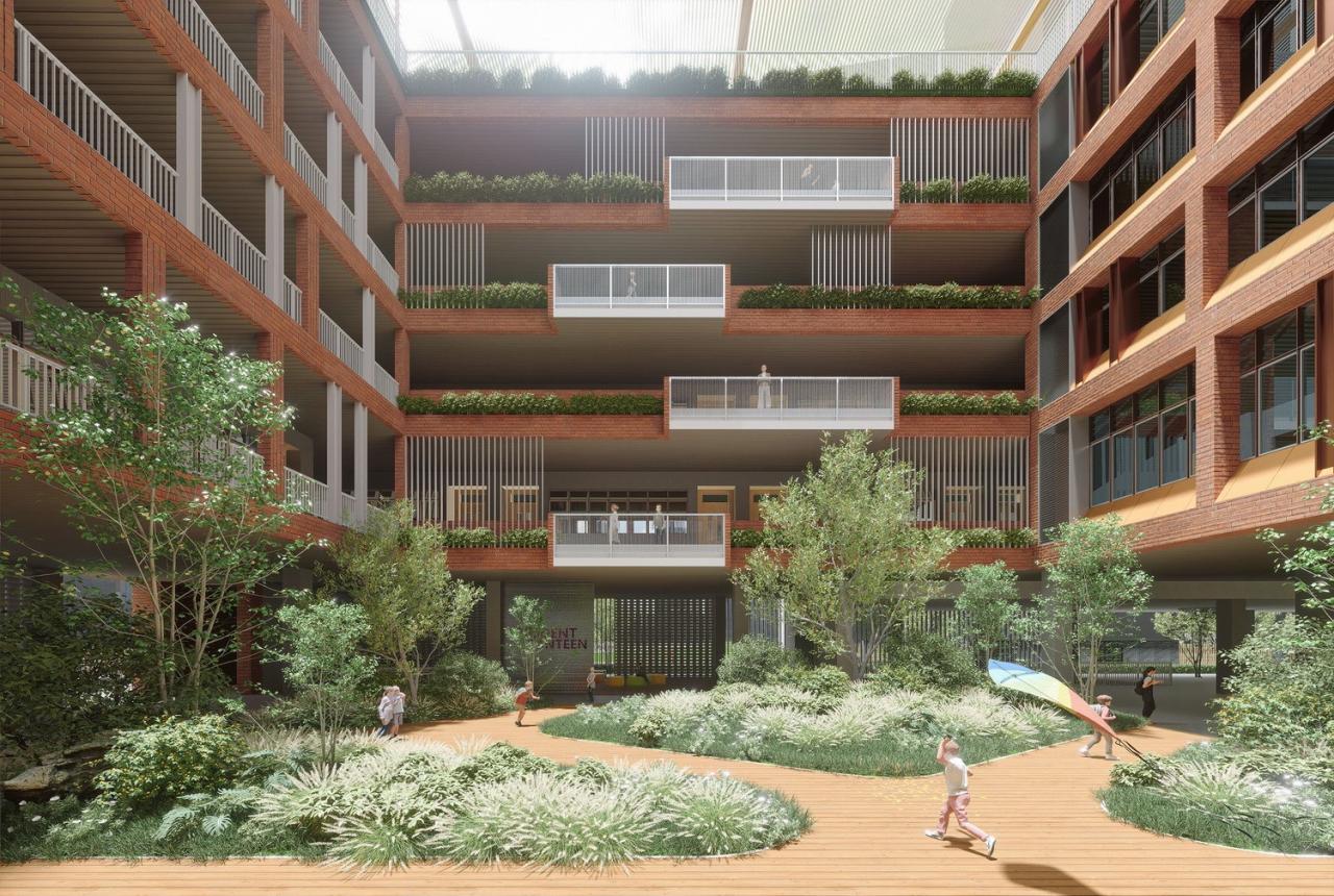 BIM建筑|深圳市黄龙坡九年一贯制学校 / 一境建筑设计 BIM建筑|深圳市黄龙坡九年一贯制学校 / 一境建筑设计