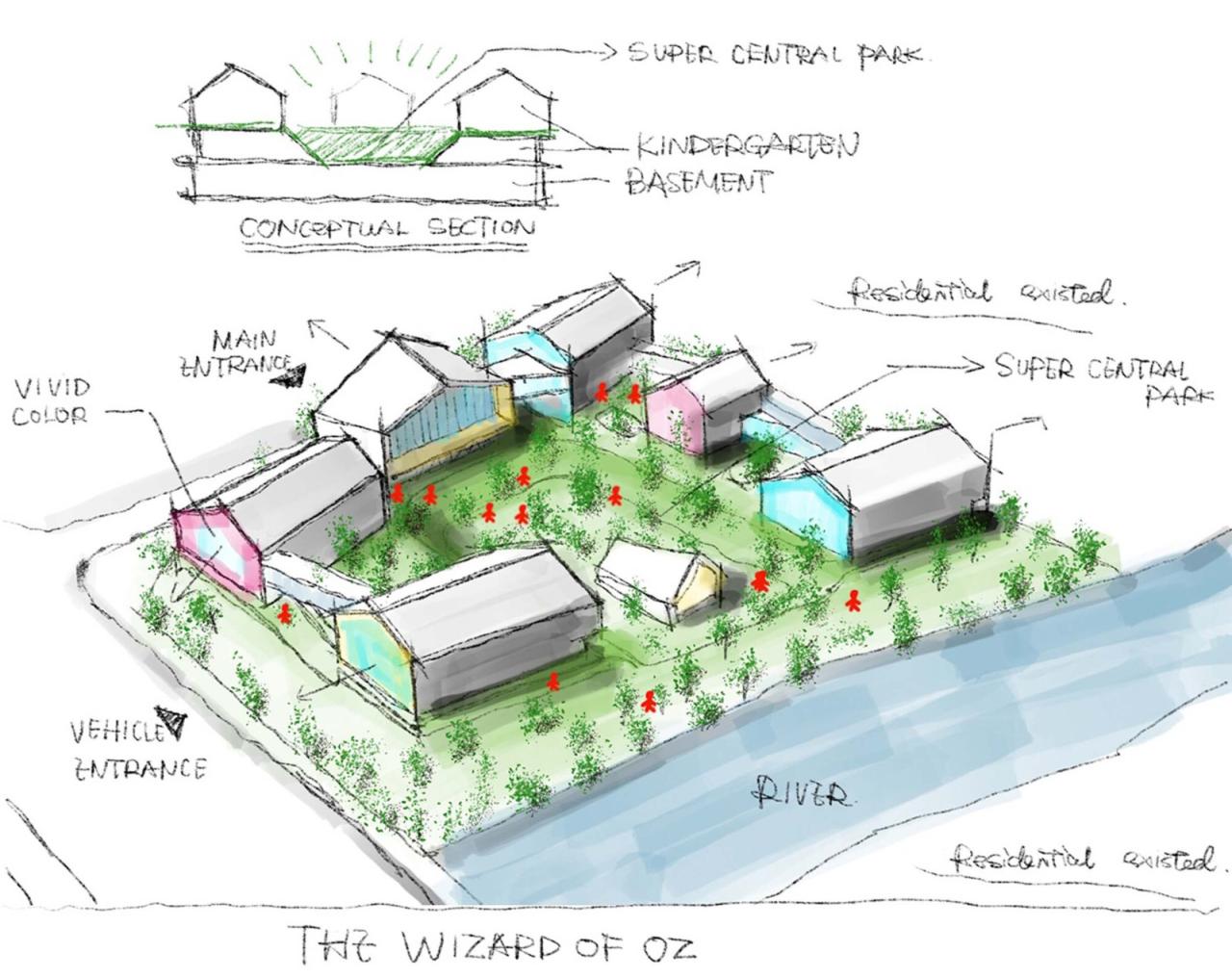 BIM建筑|金昌蒙德斐尔.幼儿园 / 零壹城市建筑事务所 BIM建筑|金昌蒙德斐尔.幼儿园 / 零壹城市建筑事务所
