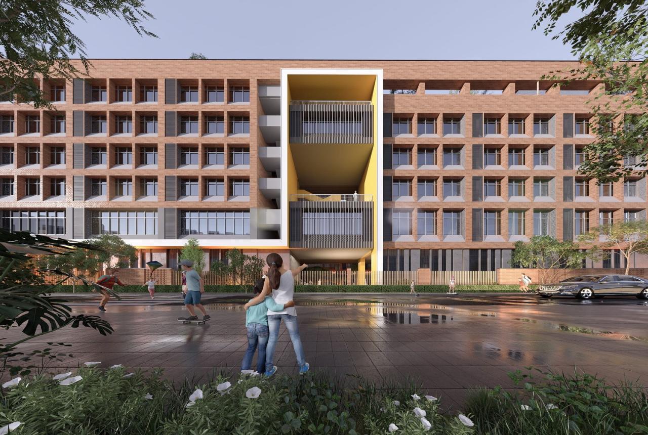 BIM建筑|深圳市黄龙坡九年一贯制学校 / 一境建筑设计 BIM建筑|深圳市黄龙坡九年一贯制学校 / 一境建筑设计